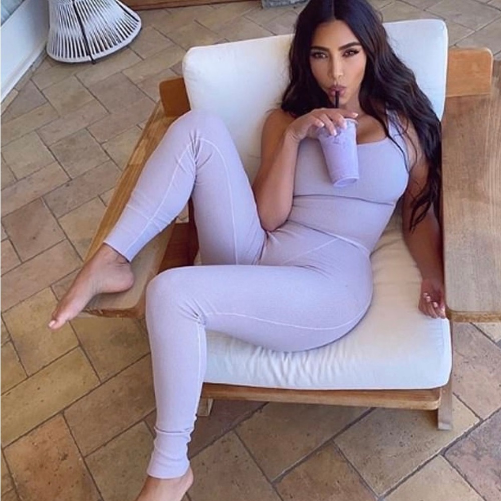 RARE!!💞SKIMS💞 Cotton Jersey T-Shirt Bodysuit in Iris Mica